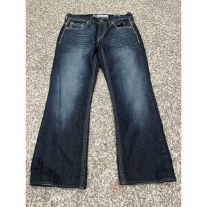 BKE DENIM CARTER Men's Jeans Size 30s Embroidered (1970)